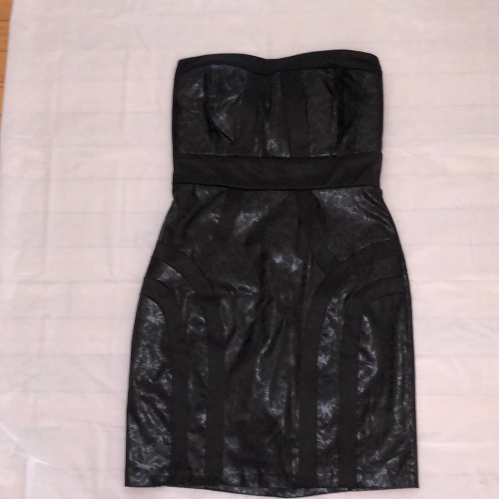 Kimora Kouture Black Strapless Mini Dress